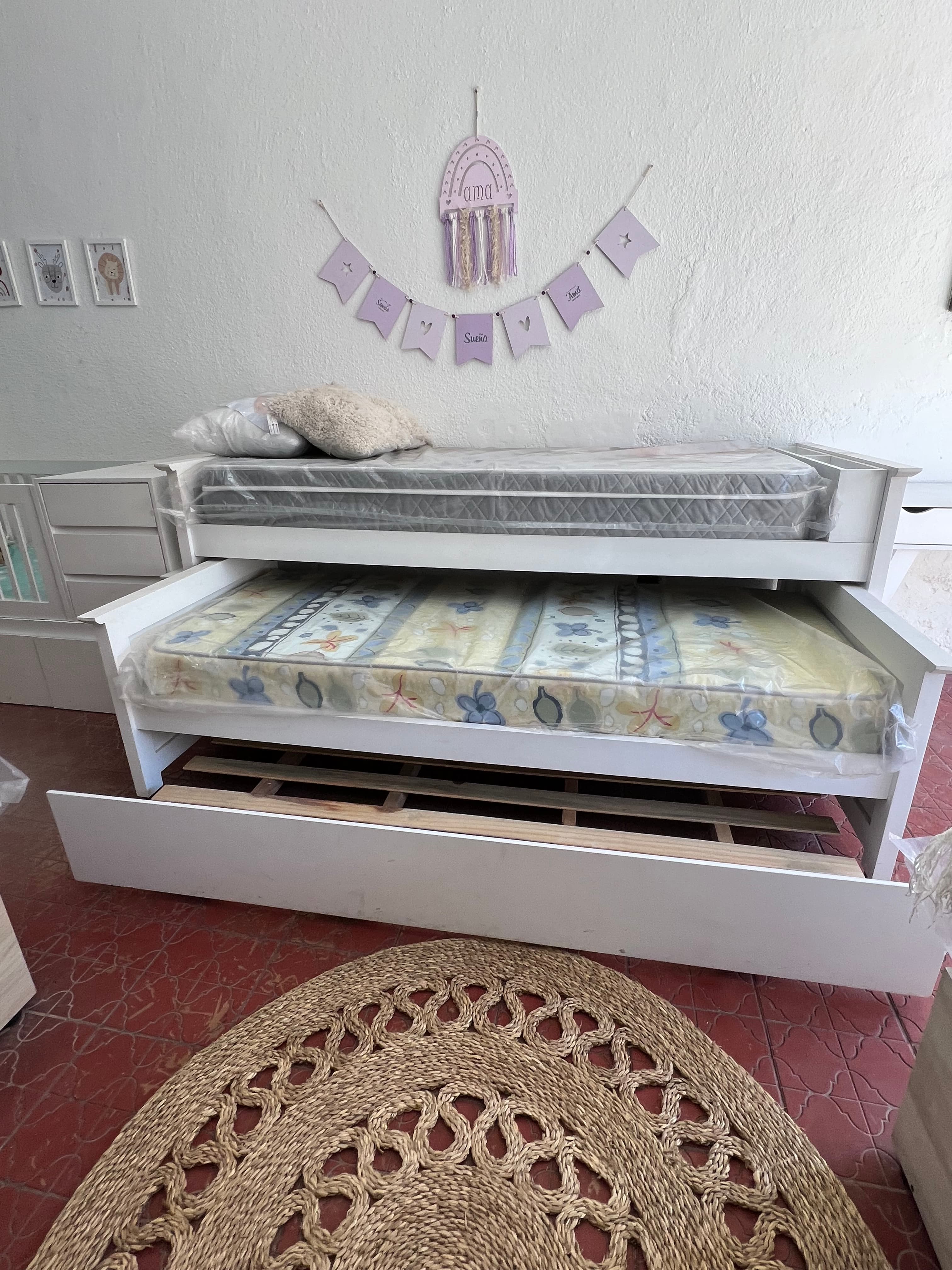 Cama Triple Nido frontal