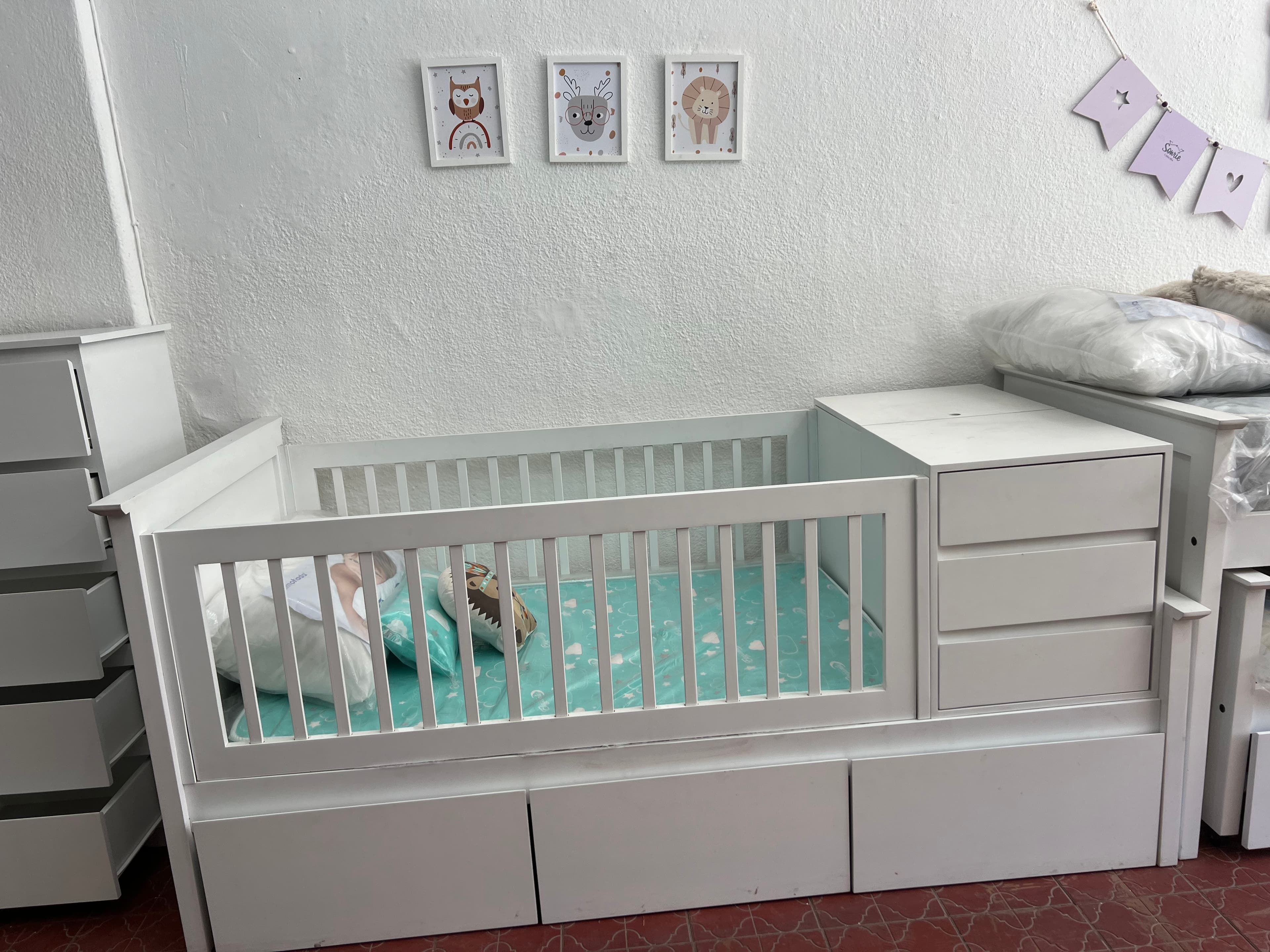 Cuna Vigo Funcional cambiador