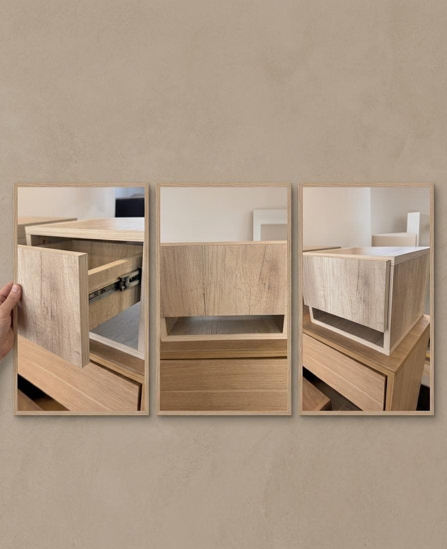 Mesa de Luz Flotante detalles de construcción