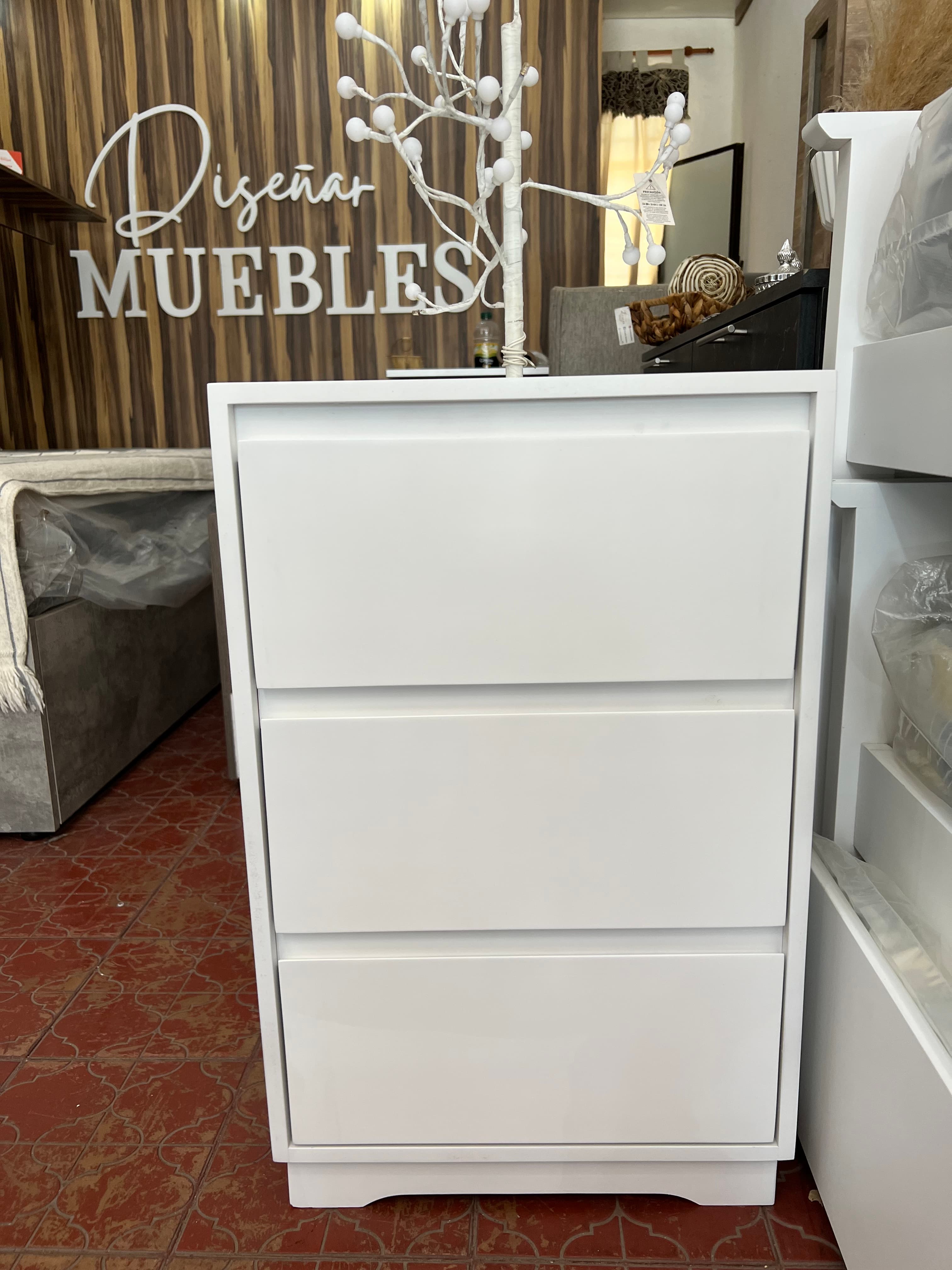 Mesa de Luz Laqueada frontal