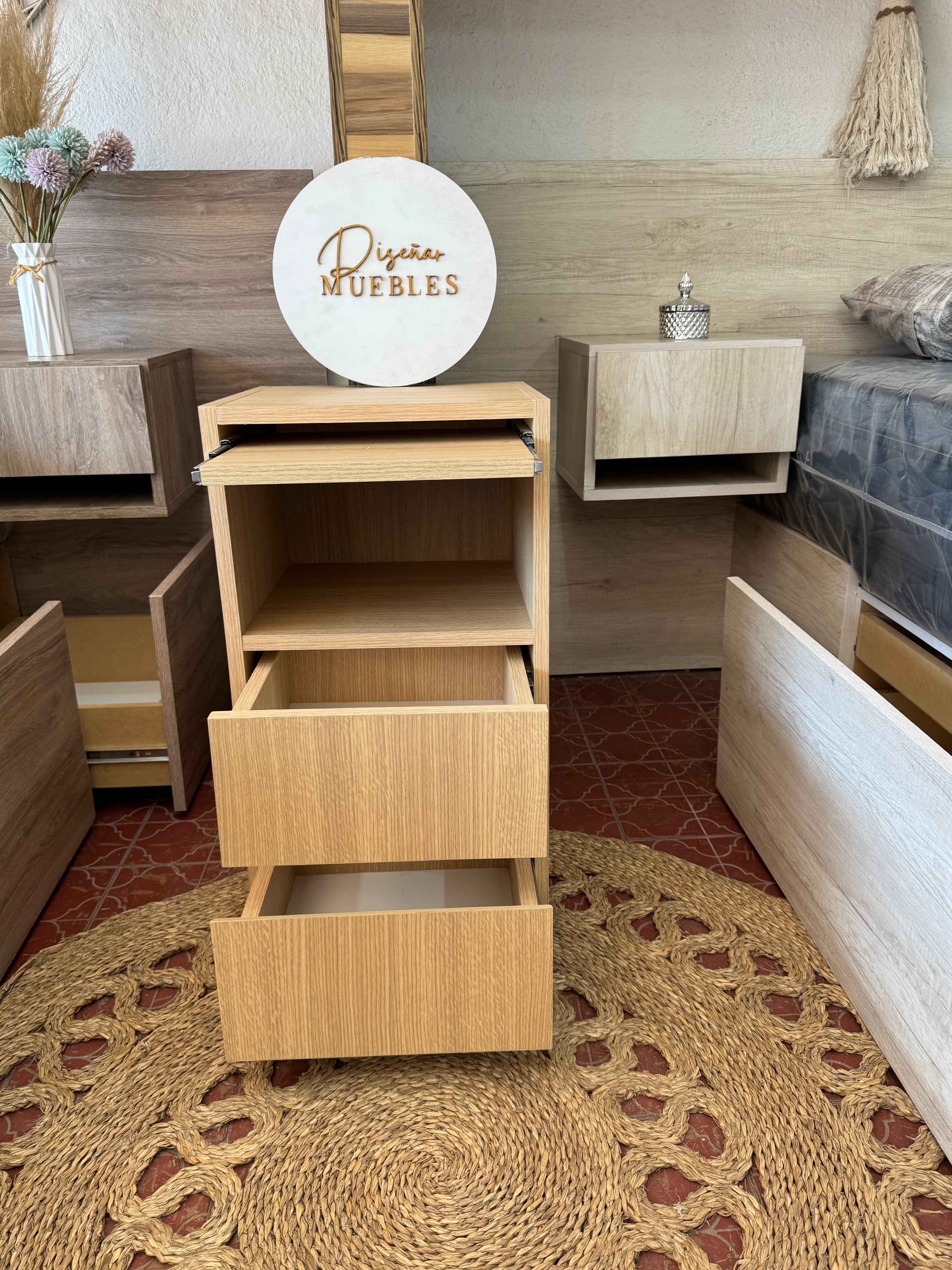 Mesita de Luz Desayunadora vista frontal